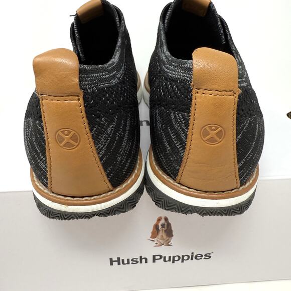 Hush Puppies Men's Expert Wingtip Knit Oxford Shoes In Black Multi Size 8 New - Picture 6 of 10